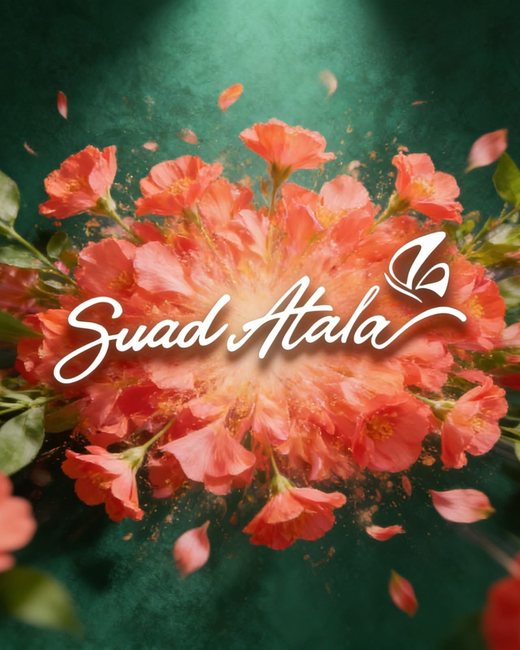 Logo floral de Suad Atala